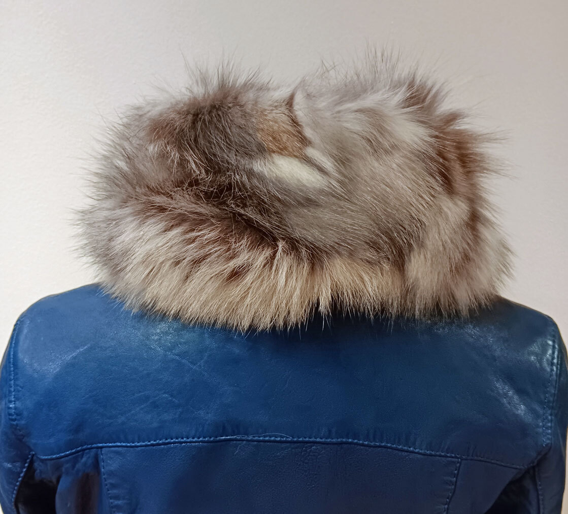 Vêtement en cuir Accessoires gris