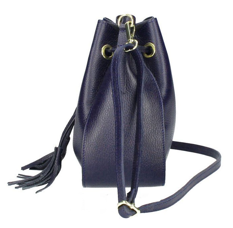 Vêtement en cuir Maroquinerie femme bleu