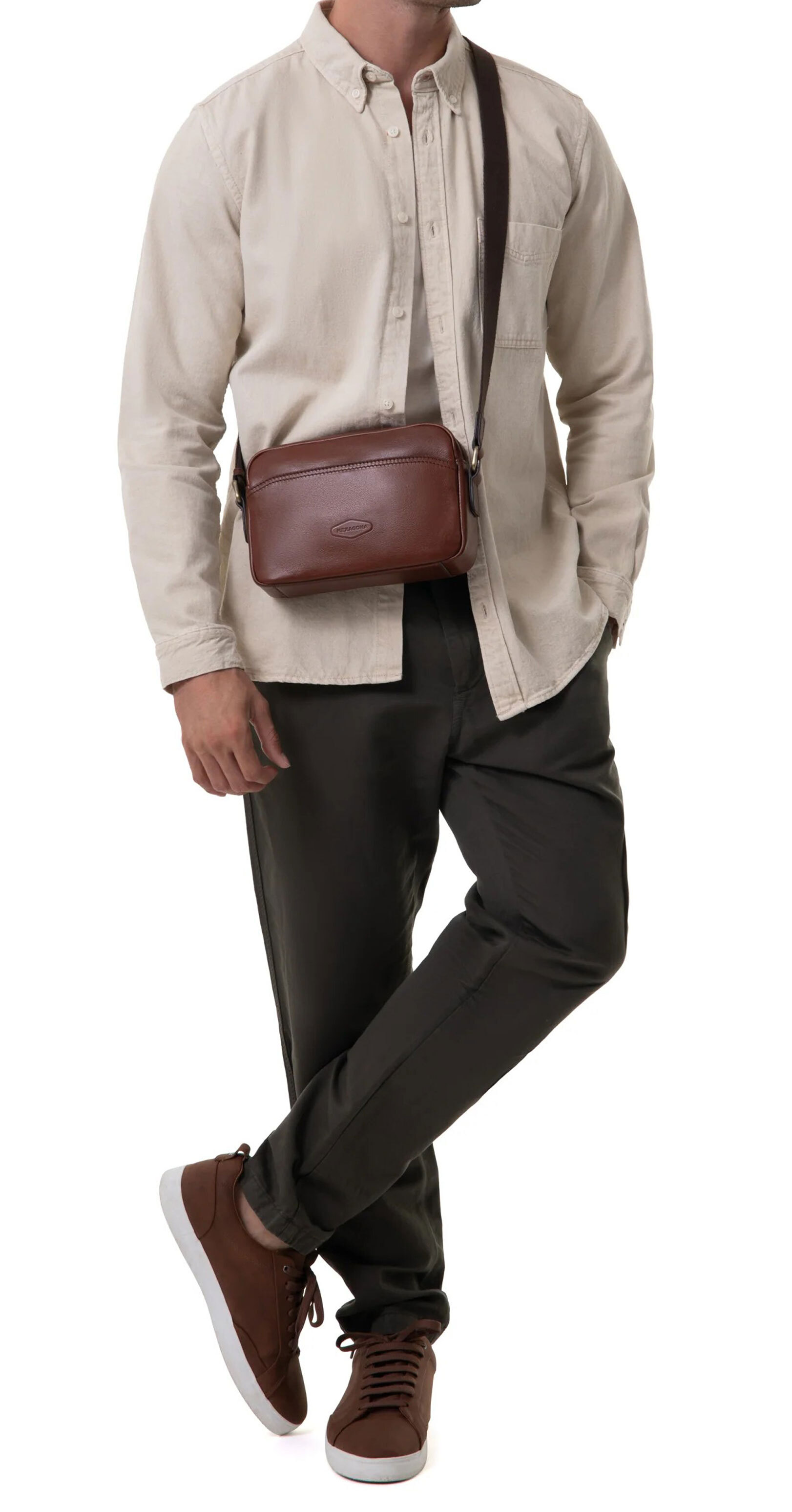 Vêtement en cuir Maroquinerie homme marron