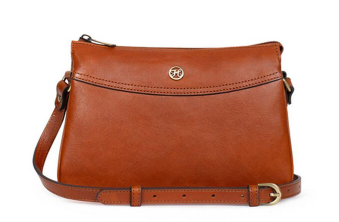 Vêtement en cuir Maroquinerie femme cognac