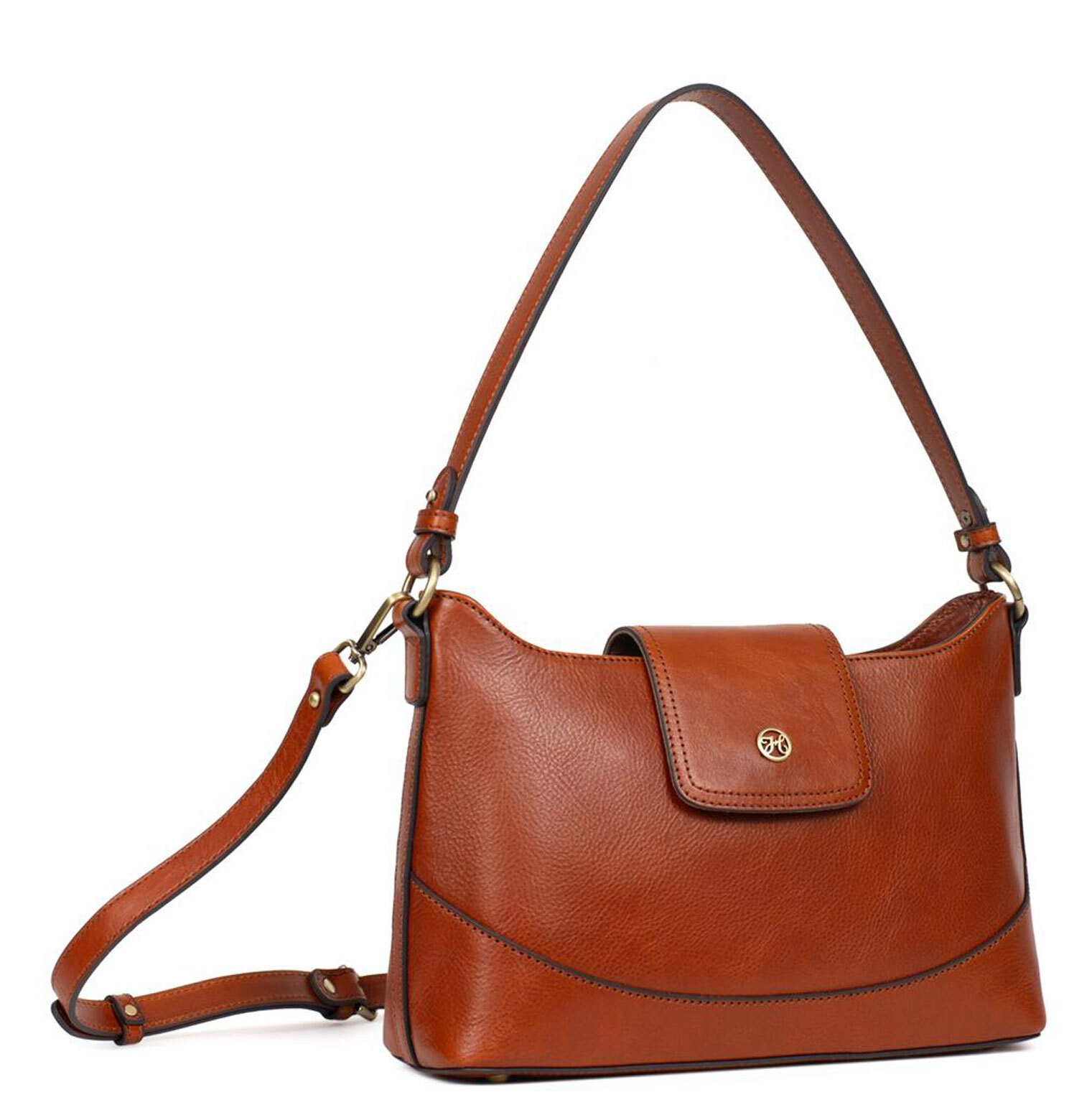 Vêtement en cuir Maroquinerie femme cognac