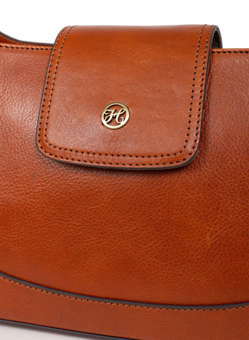 Vêtement en cuir Maroquinerie femme cognac