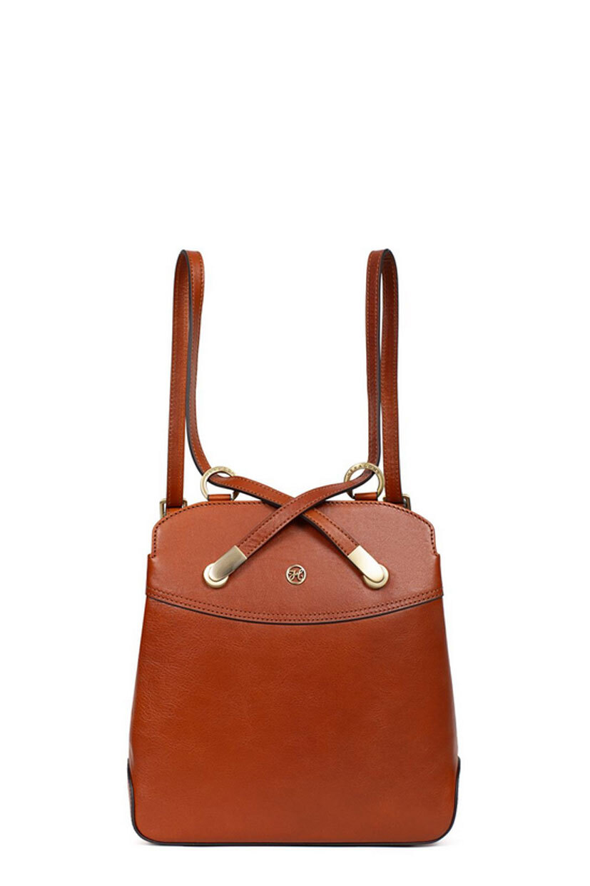 Vêtement en cuir Maroquinerie femme cognac