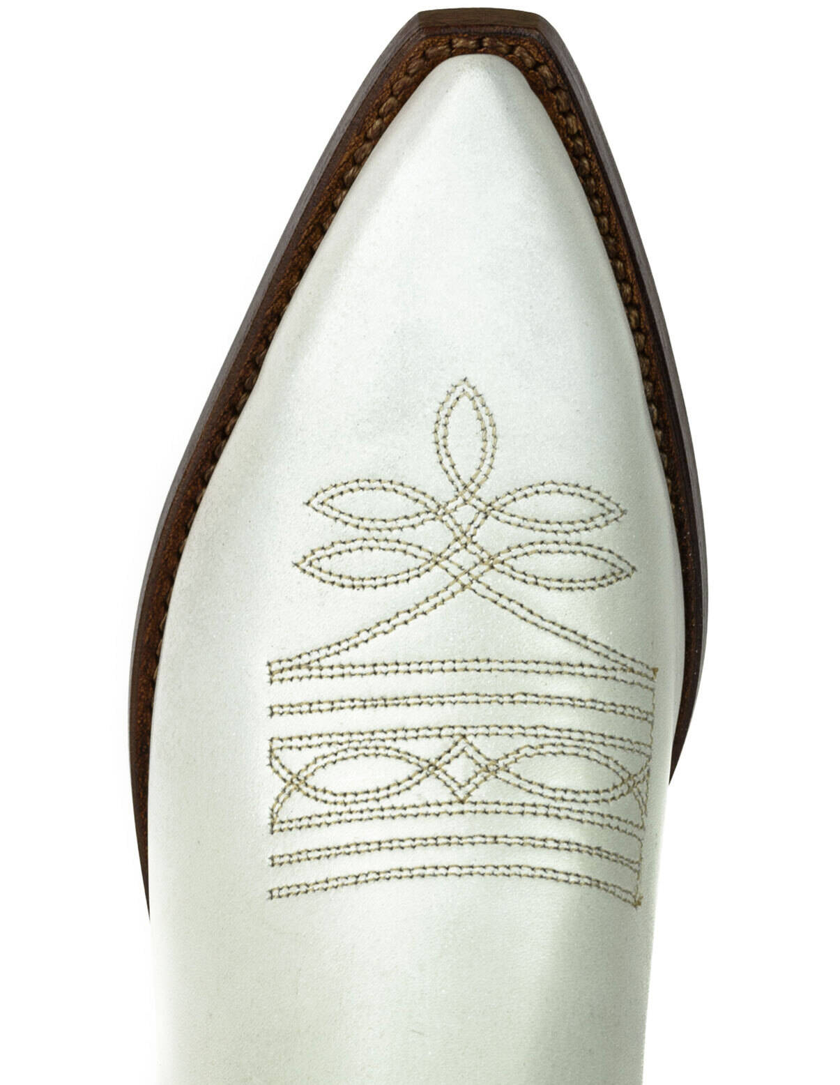 Vêtement en cuir Santiags homme blanc