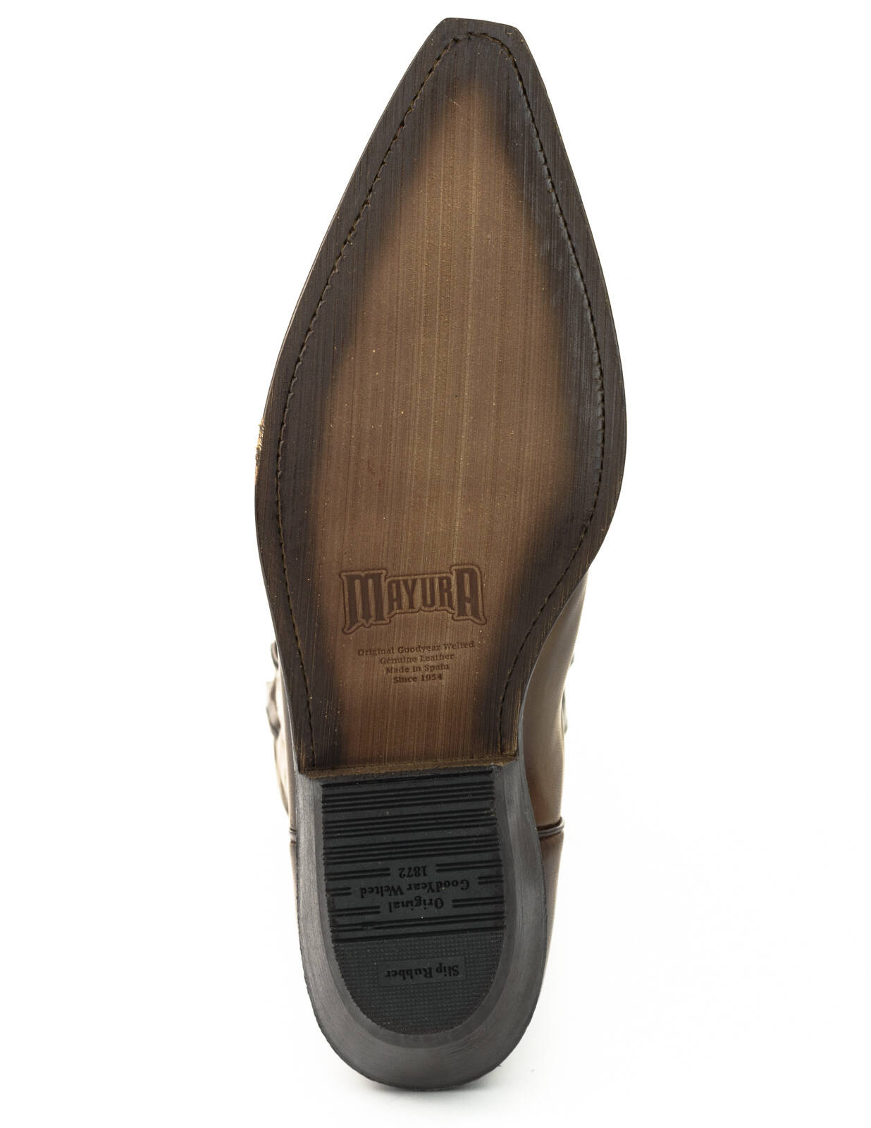 Vêtement en cuir Santiags homme marron