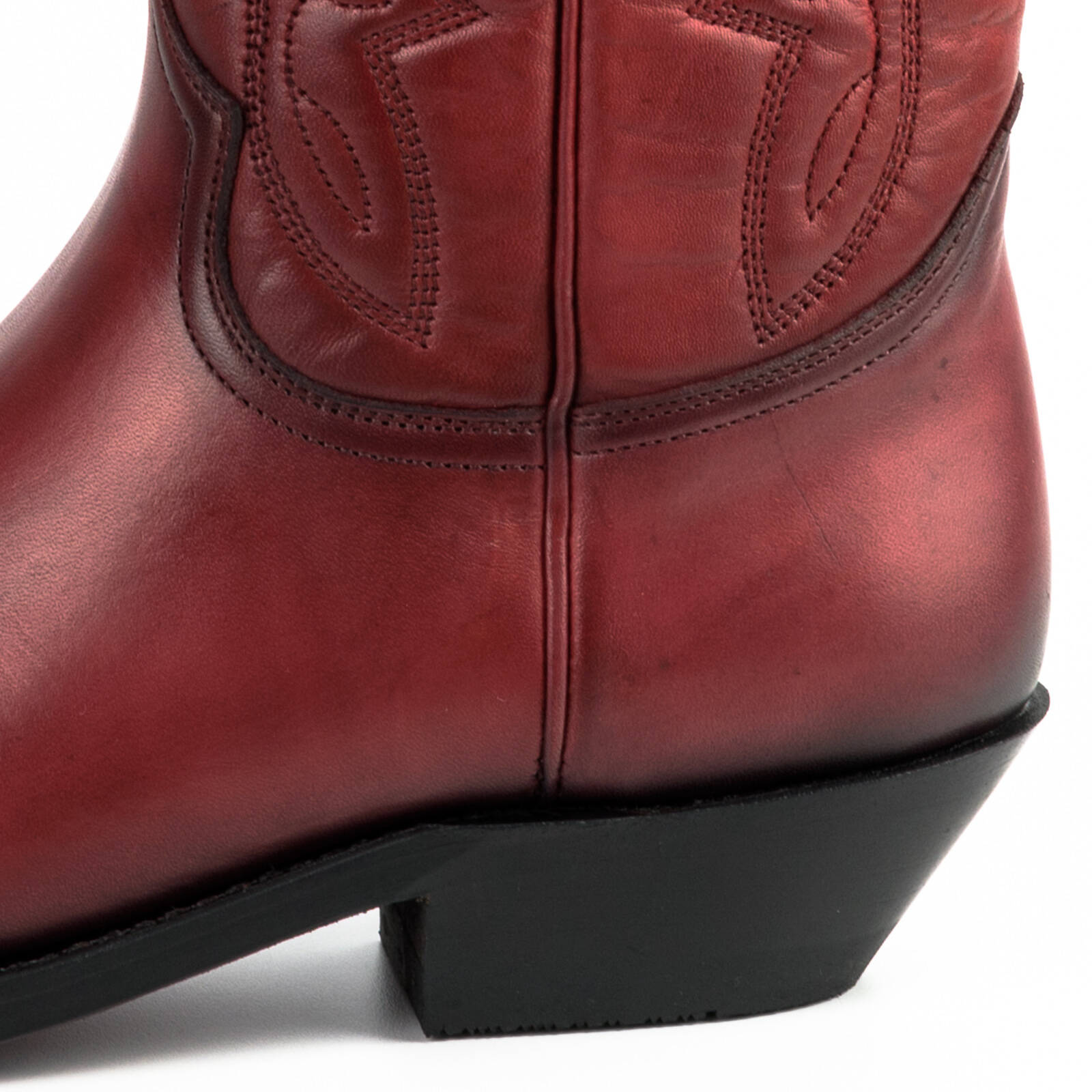 Vêtement en cuir Santiags homme rouge