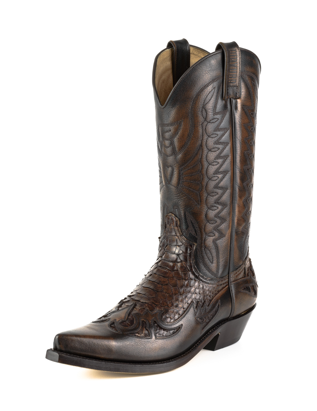 cowhide leather boots