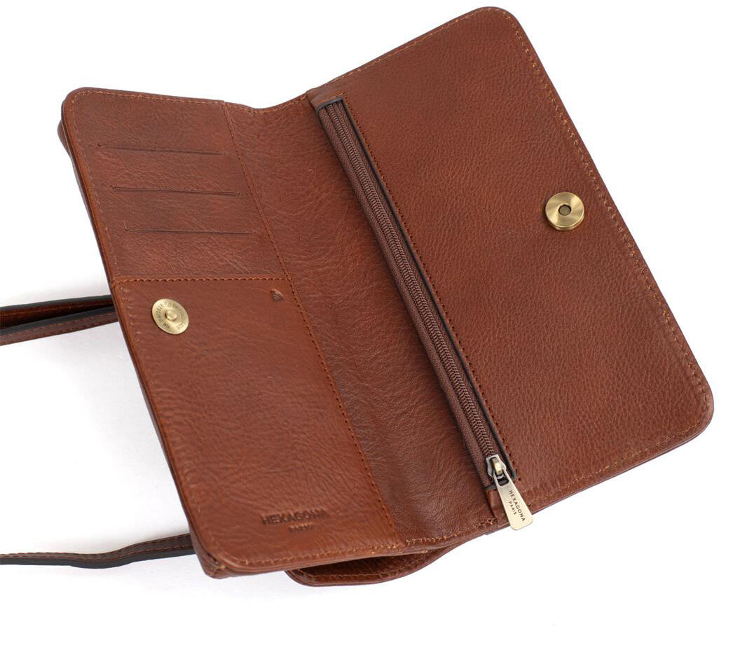 Vêtement en cuir Maroquinerie femme marron