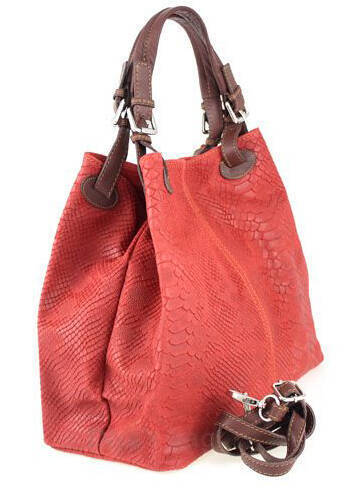 Vêtement en cuir Maroquinerie femme rouge