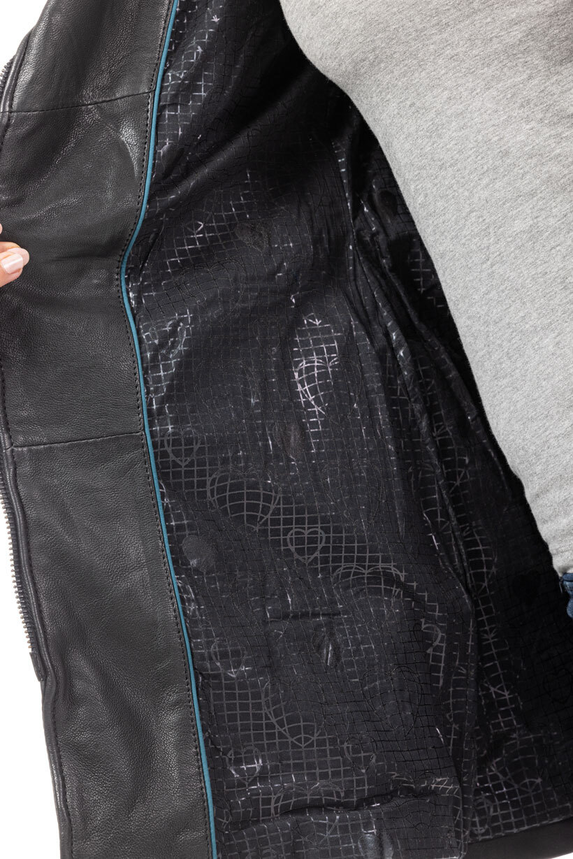 Vêtement en cuir Les bonnes affaires Femme noir