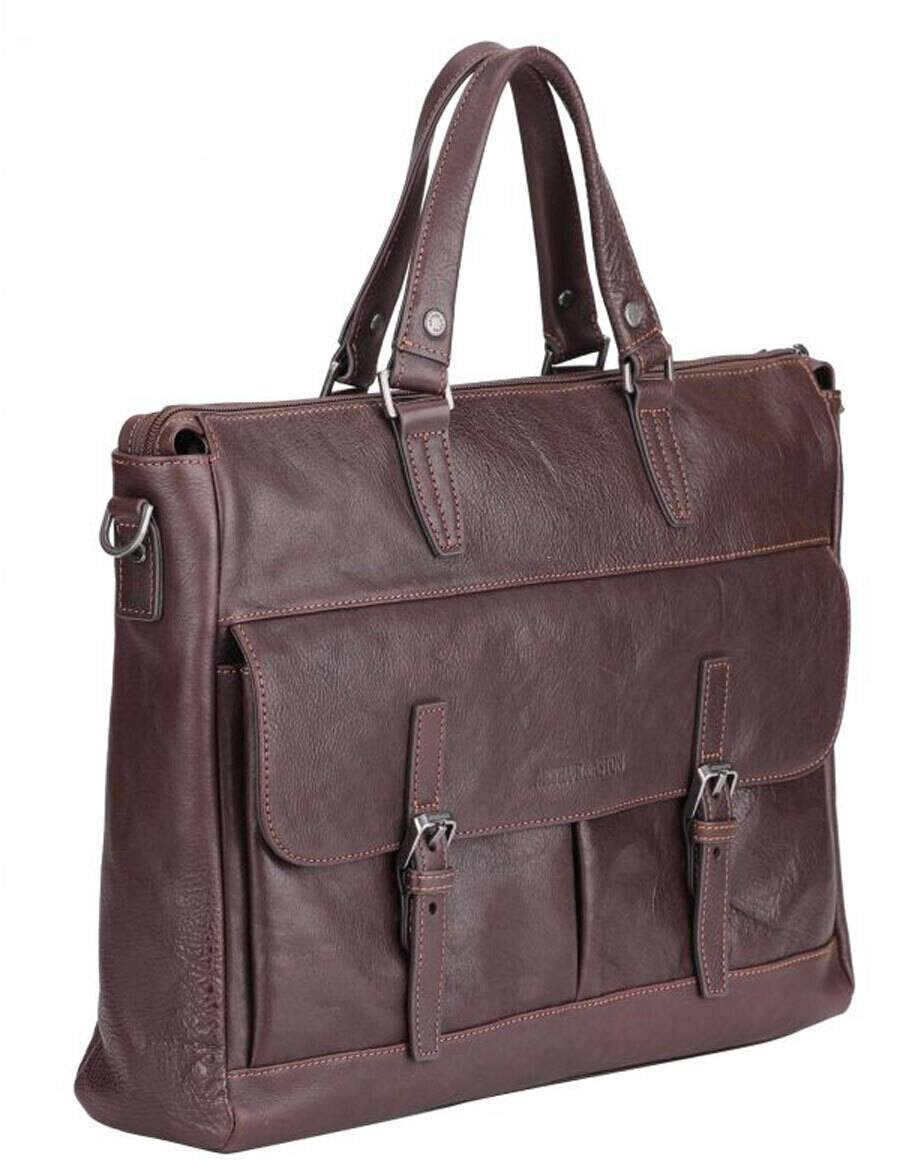 Vêtement en cuir Maroquinerie homme châtaigne