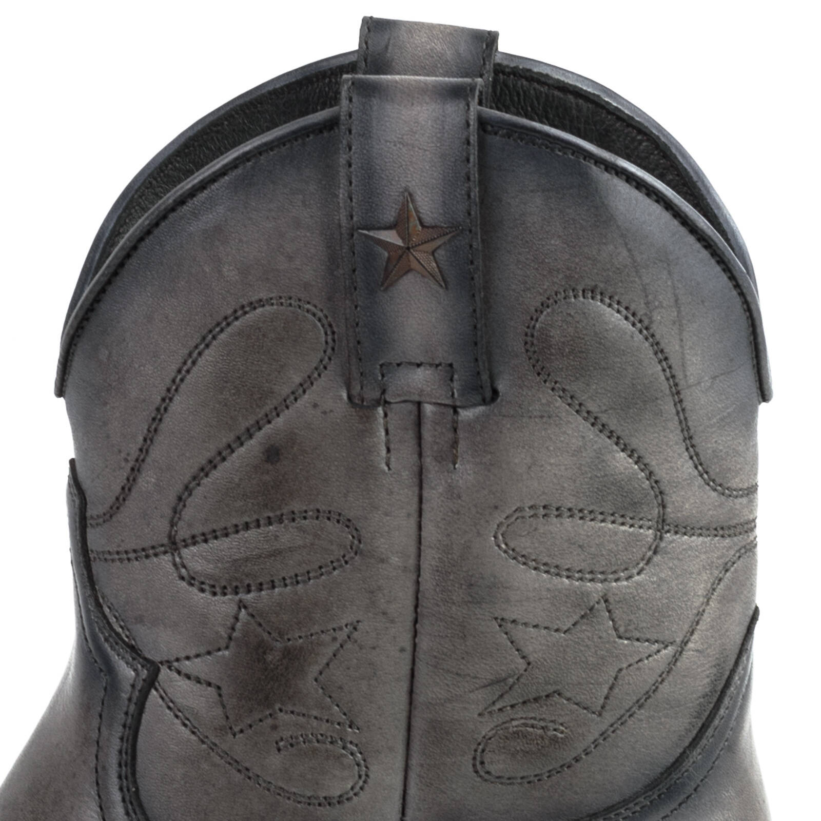 Vêtement en cuir Santiags femme gris