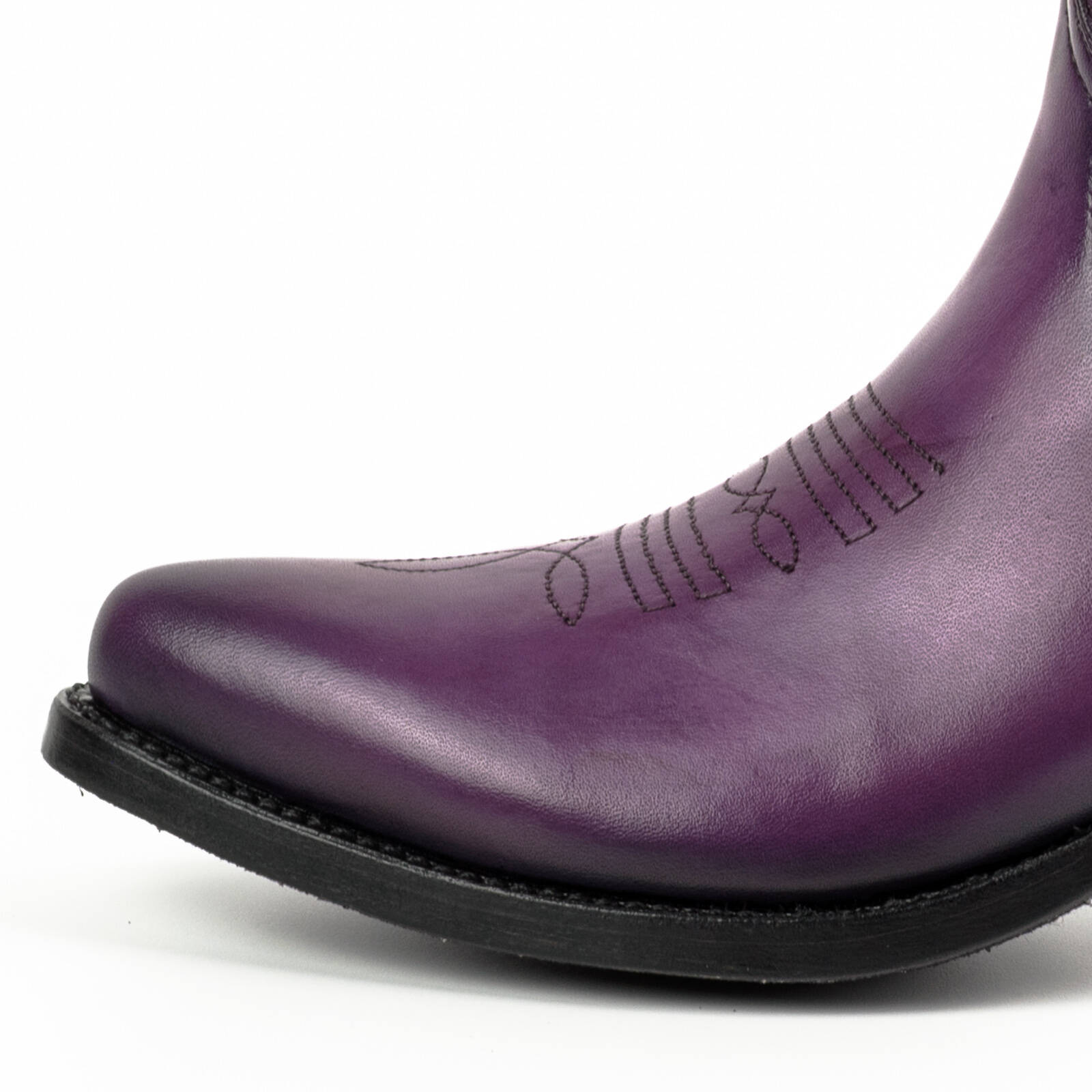 Vêtement en cuir Santiags femme violet