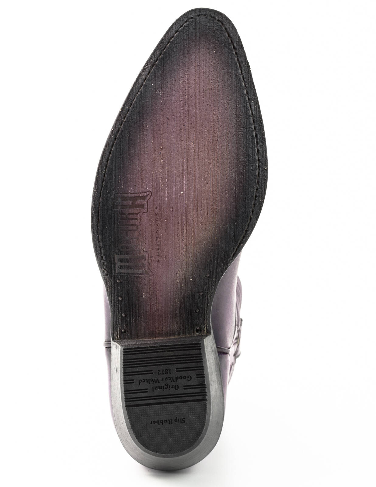 Vêtement en cuir Santiags femme violet