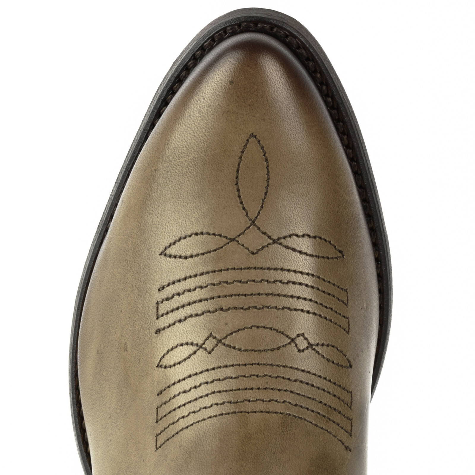 Vêtement en cuir Santiags femme taupe