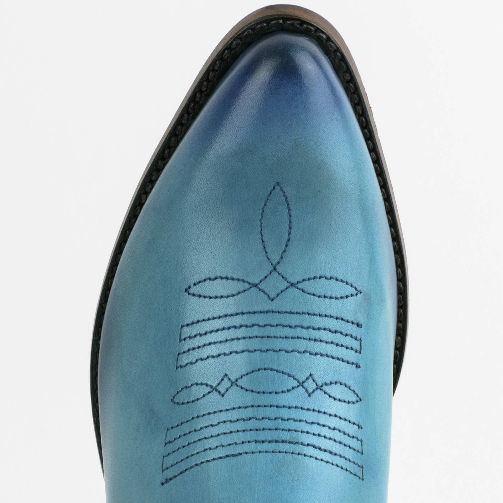 Vêtement en cuir Santiags femme bleu