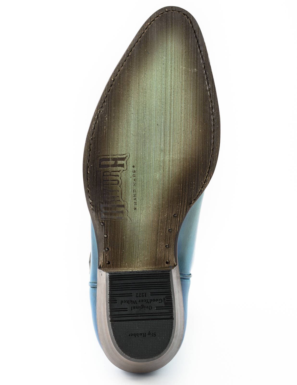 Vêtement en cuir Santiags femme bleu