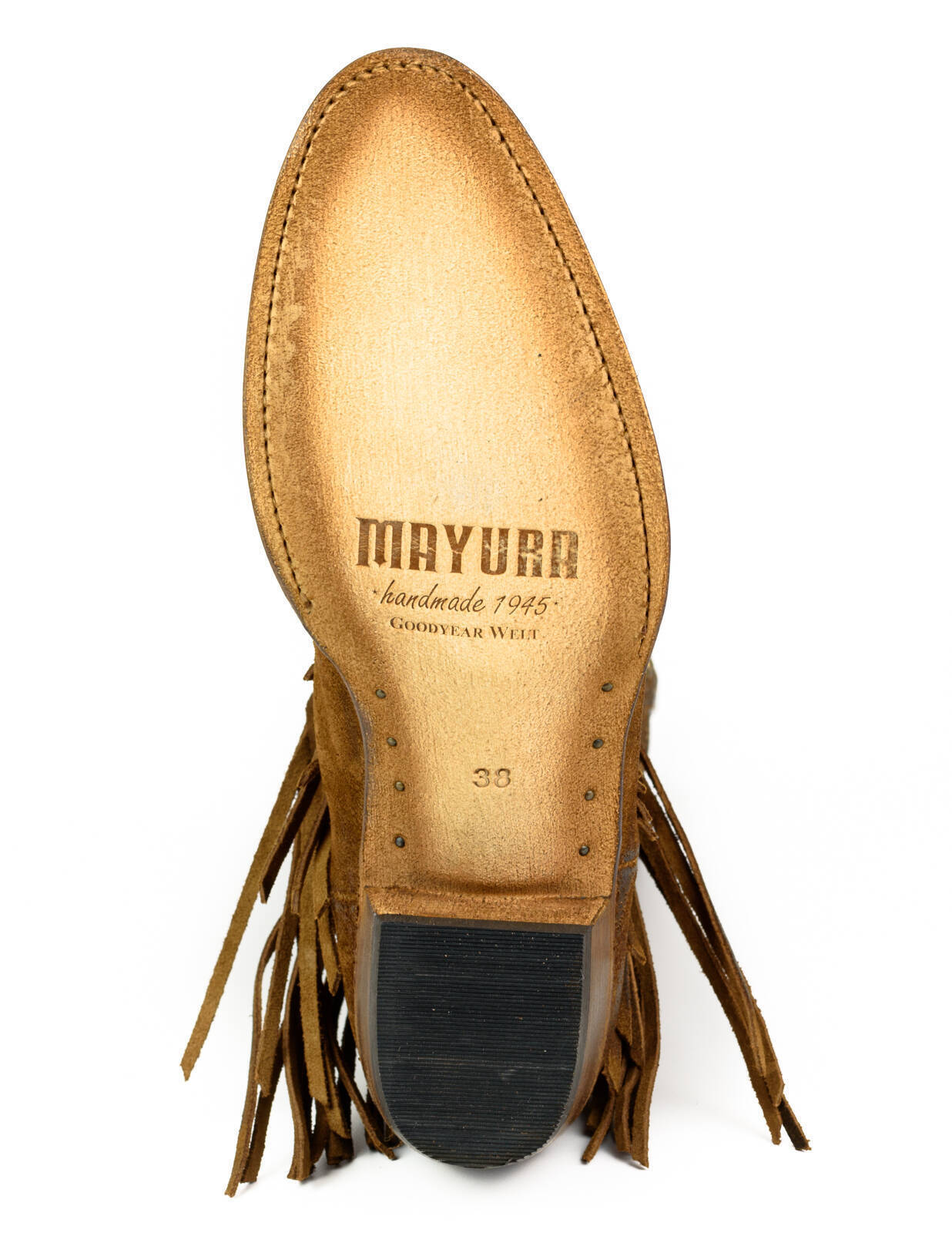 Vêtement en cuir Santiags femme camel