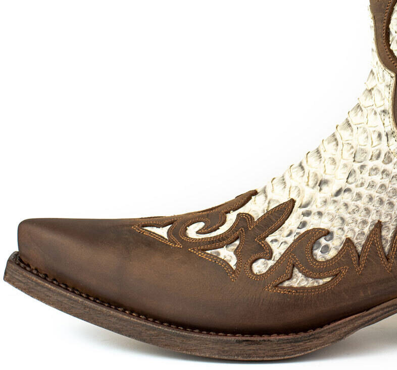 Vêtement en cuir Santiags & chaussures blanc