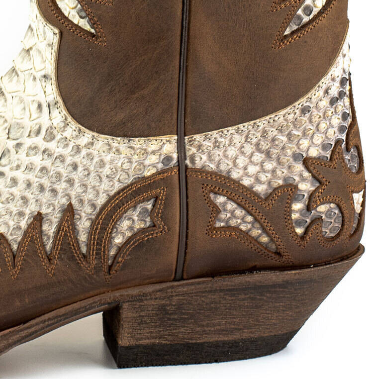 Vêtement en cuir Santiags & chaussures blanc