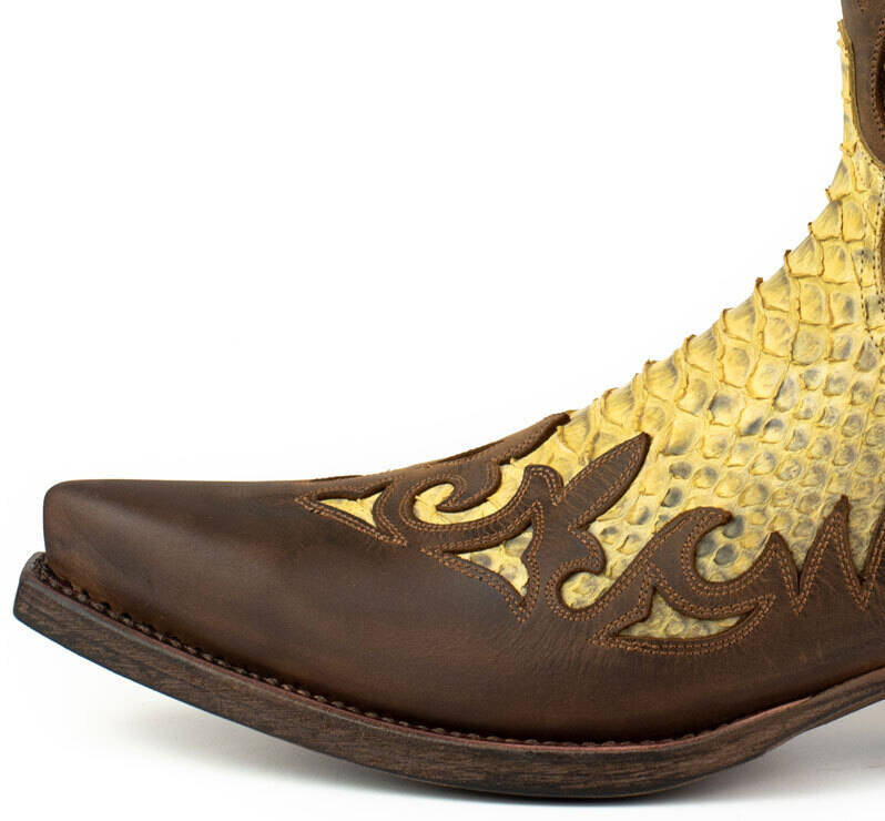 Vêtement en cuir Santiags & chaussures camel