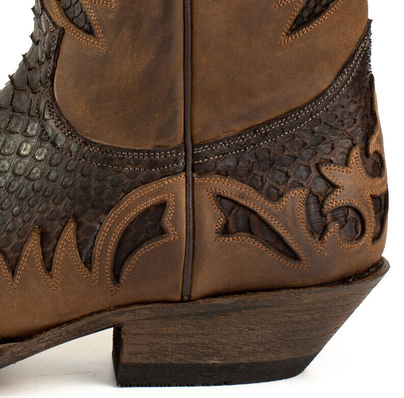 Vêtement en cuir Santiags & chaussures marron