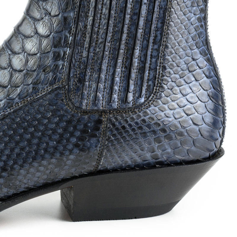 Vêtement en cuir Santiags homme bleu