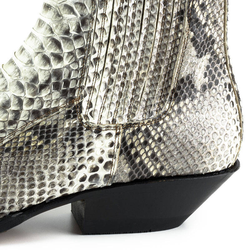 Vêtement en cuir Santiags homme blanc