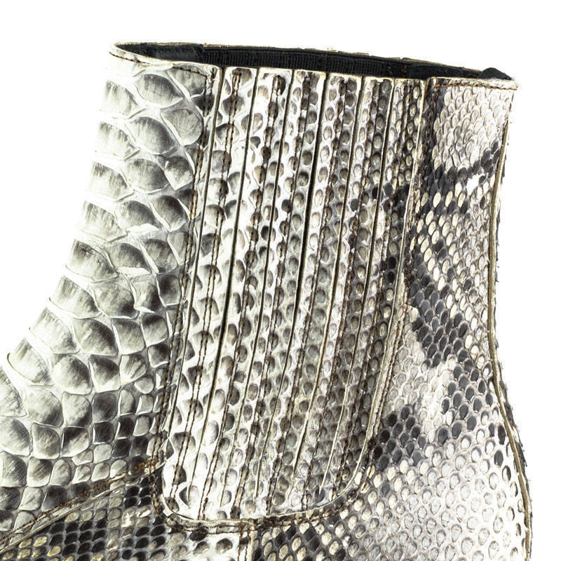 Vêtement en cuir Santiags homme blanc