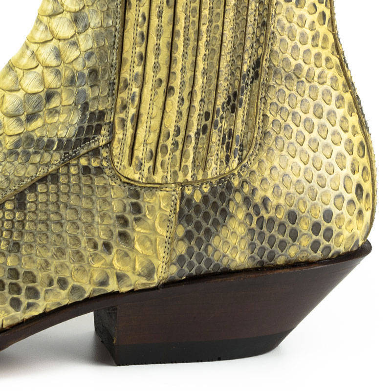 Vêtement en cuir Santiags homme camel