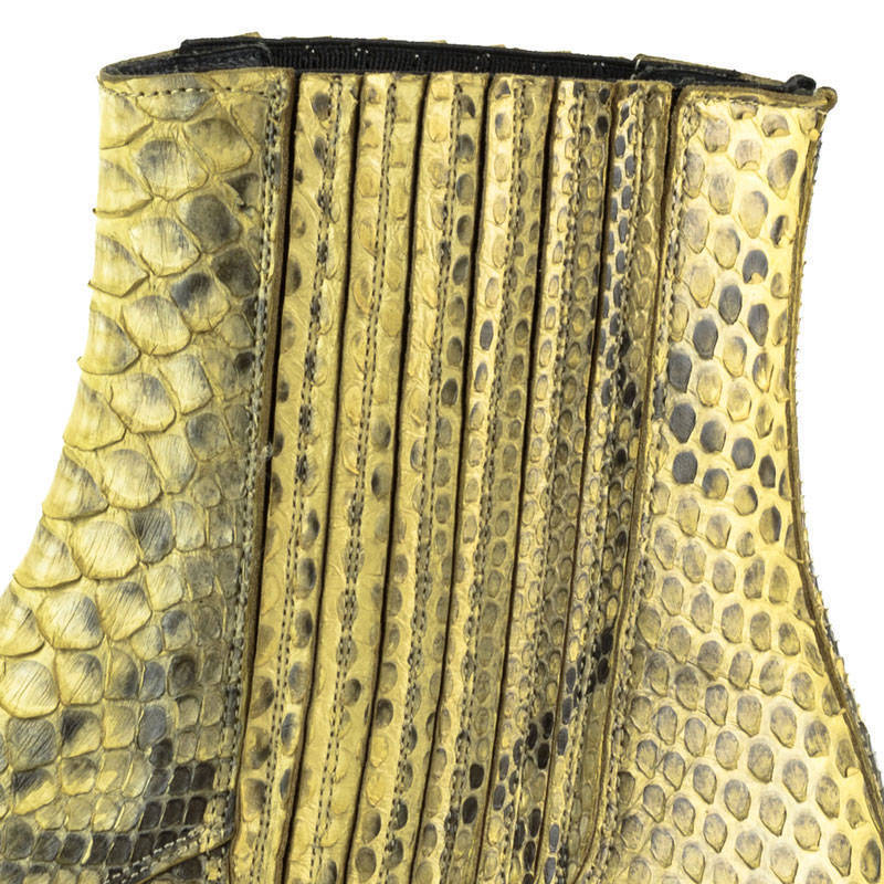 Vêtement en cuir Santiags homme camel