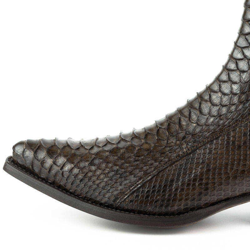 Vêtement en cuir Santiags homme marron