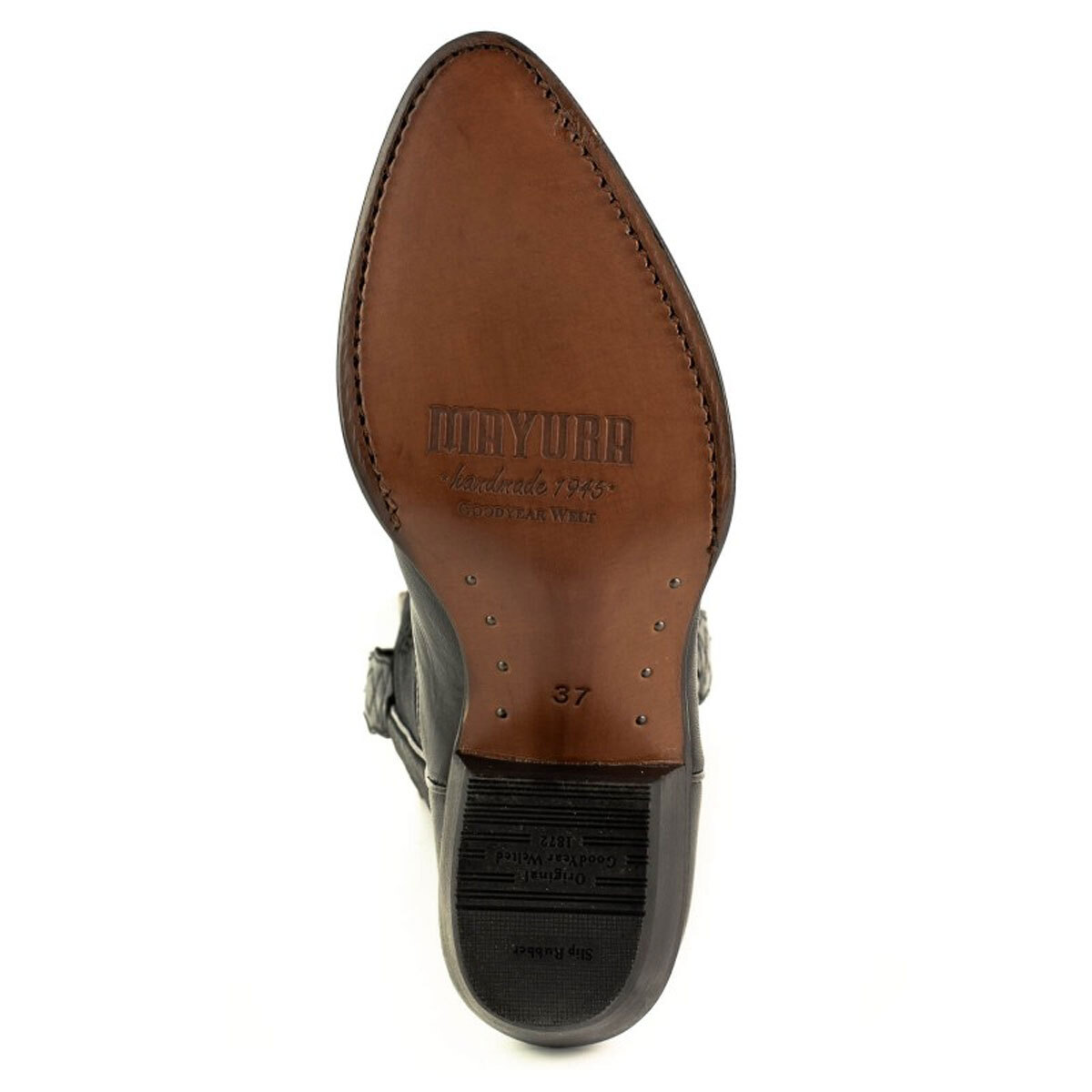 Vêtement en cuir Santiags femme noir