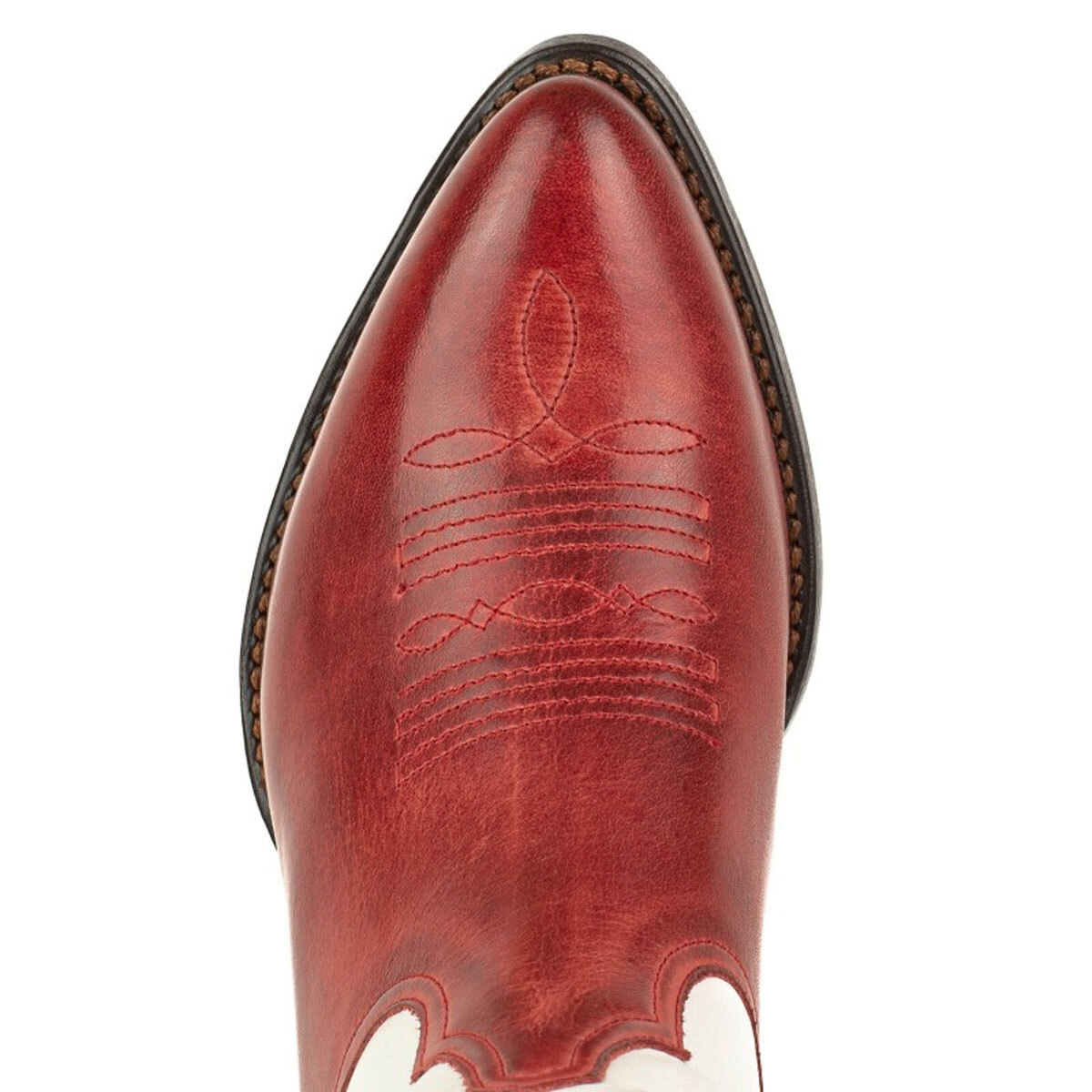 Vêtement en cuir Santiags femme rouge, blanc