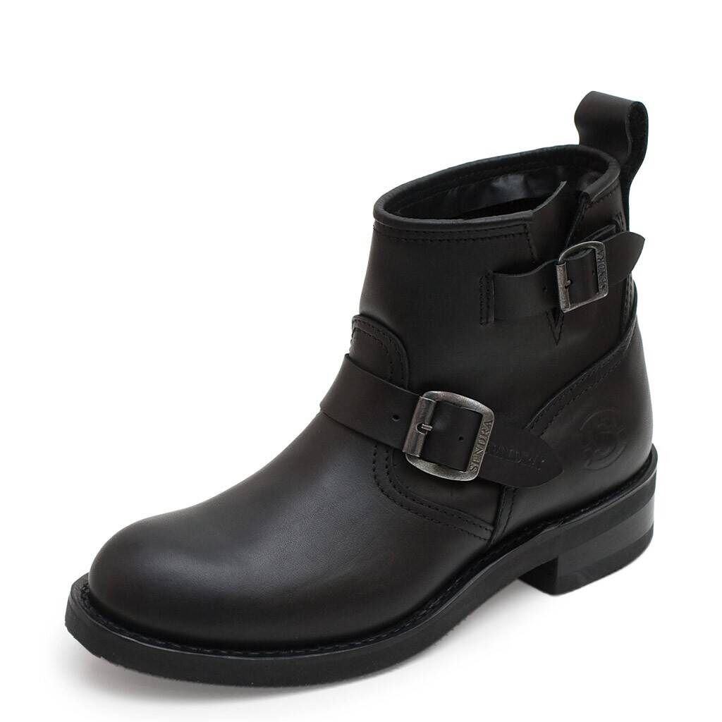 Vêtement en cuir Santiags homme noir