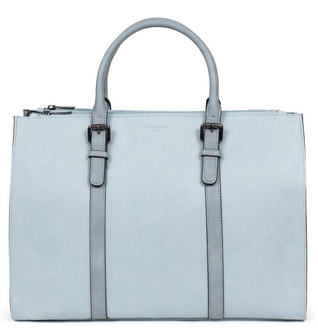 Vêtement en cuir Maroquinerie bleu, gris