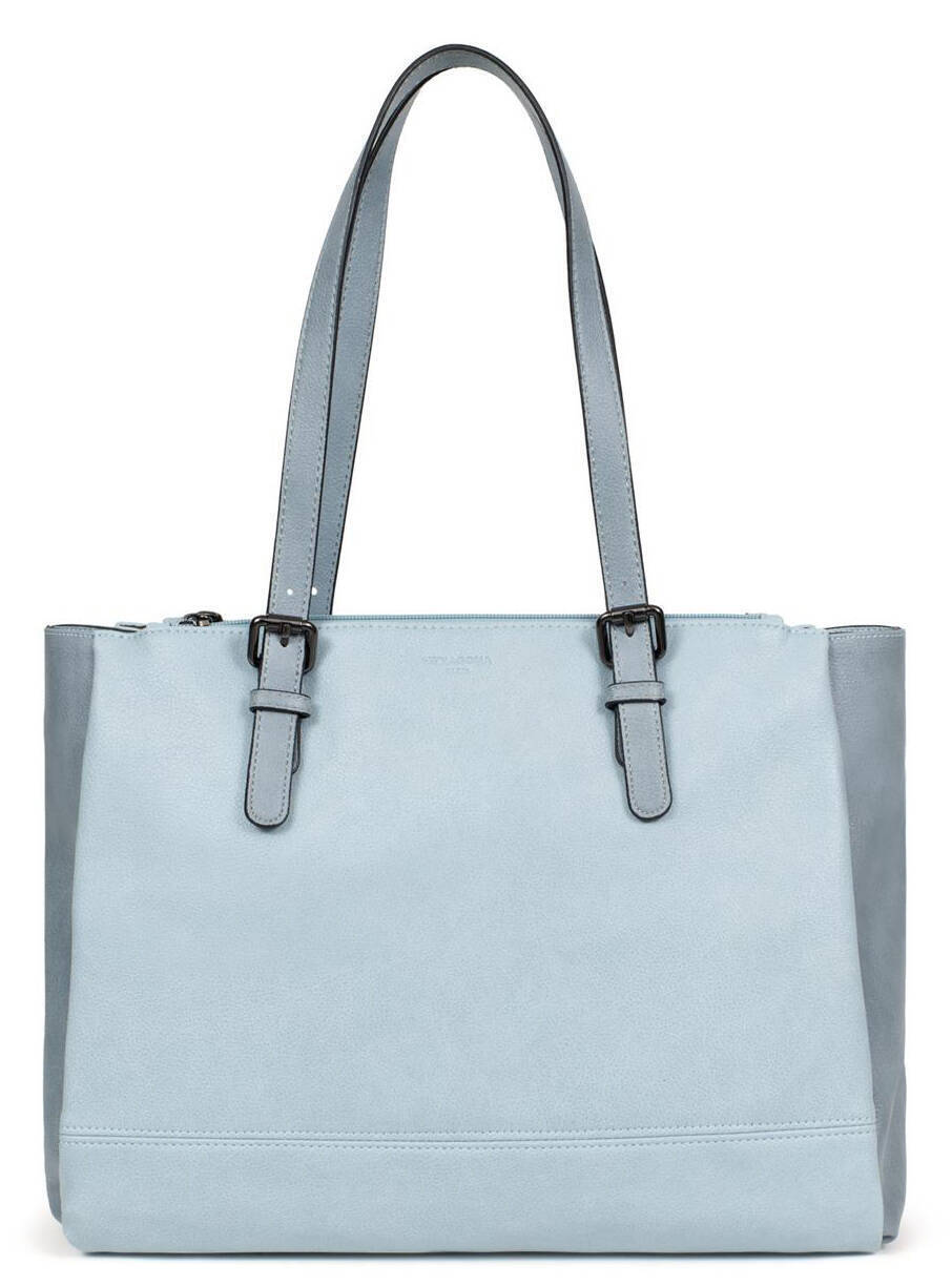 Vêtement en cuir Maroquinerie bleu, gris