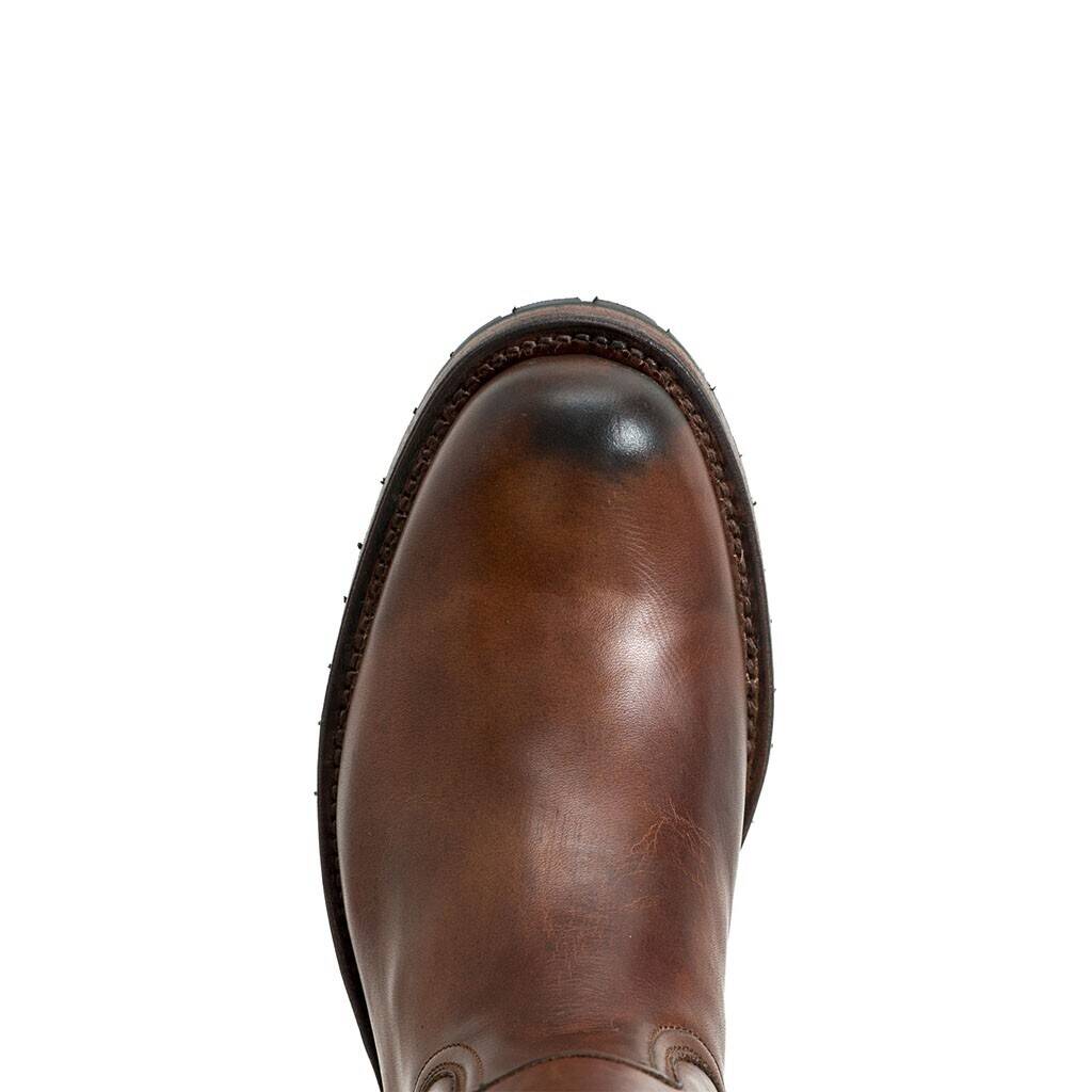 Vêtement en cuir Santiags homme marron