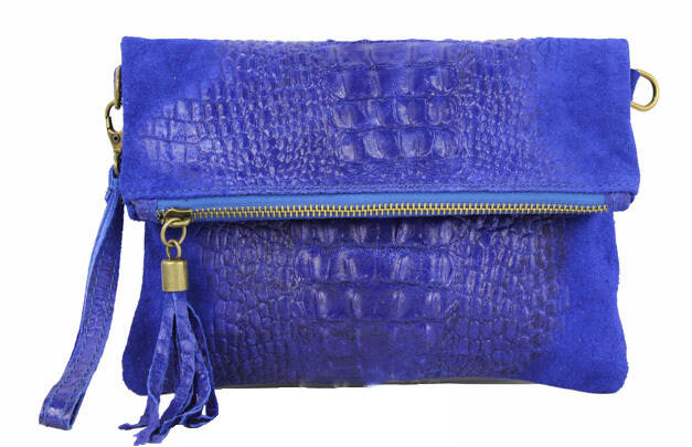 Vêtement en cuir Maroquinerie femme bleu