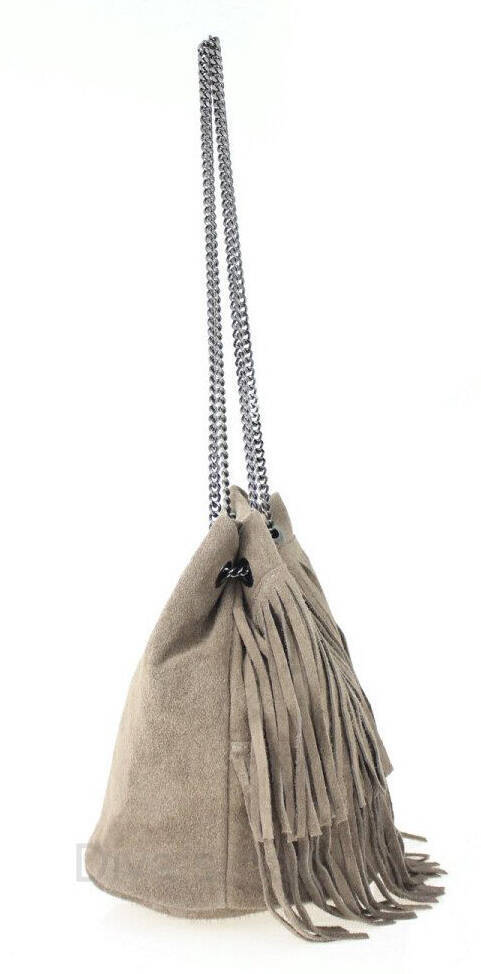 Vêtement en cuir Maroquinerie femme taupe