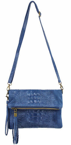 Vêtement en cuir Maroquinerie femme bleu