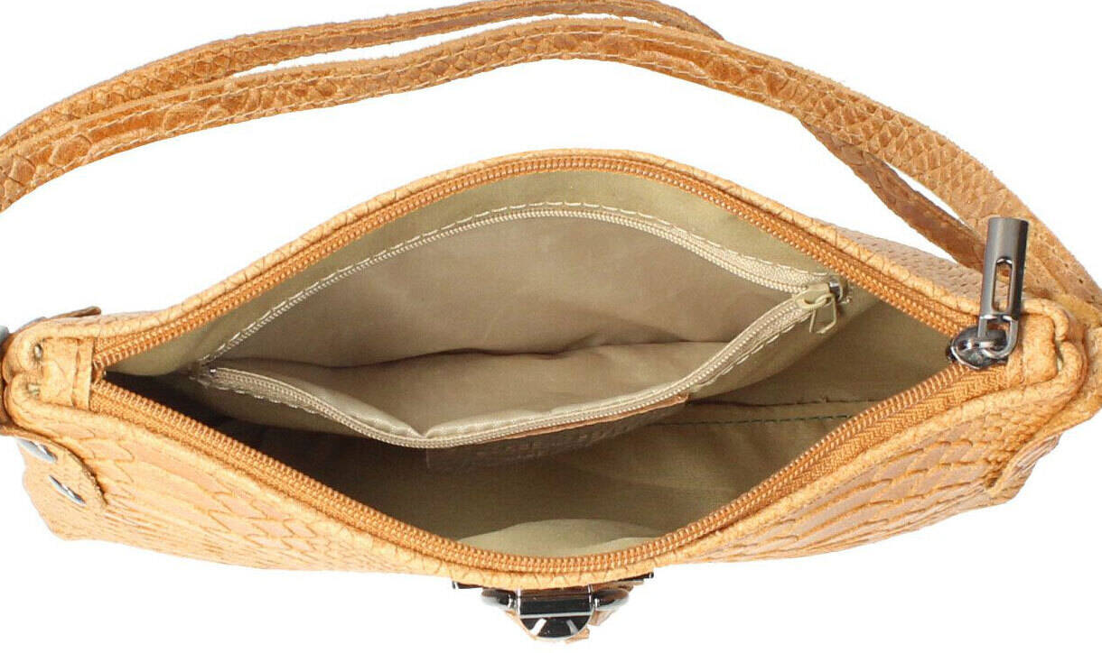 Vêtement en cuir Maroquinerie femme cognac