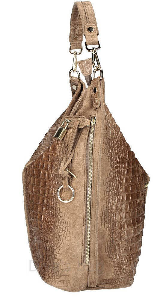 Vêtement en cuir Maroquinerie femme gris