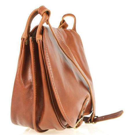 Vêtement en cuir Maroquinerie femme cognac