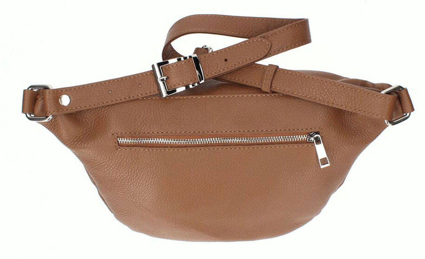 Vêtement en cuir Maroquinerie femme cognac