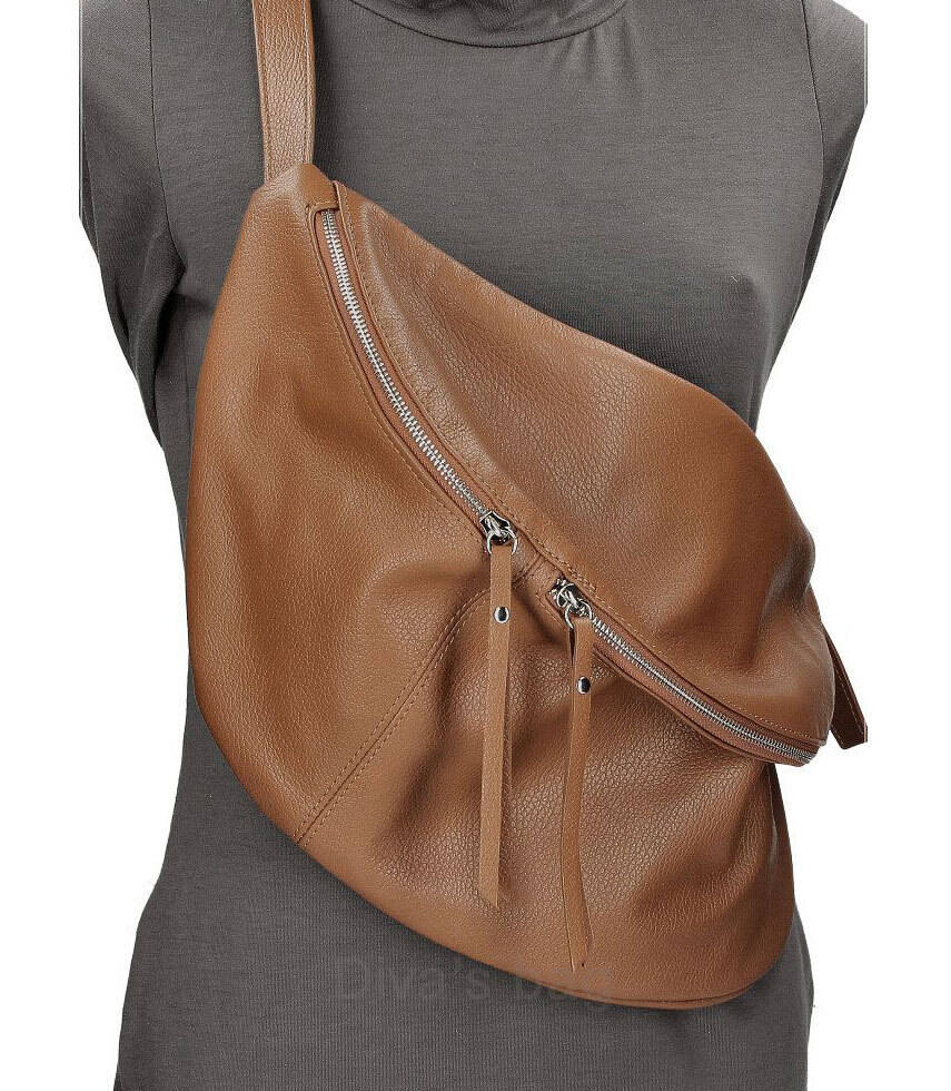 Vêtement en cuir Maroquinerie femme cognac