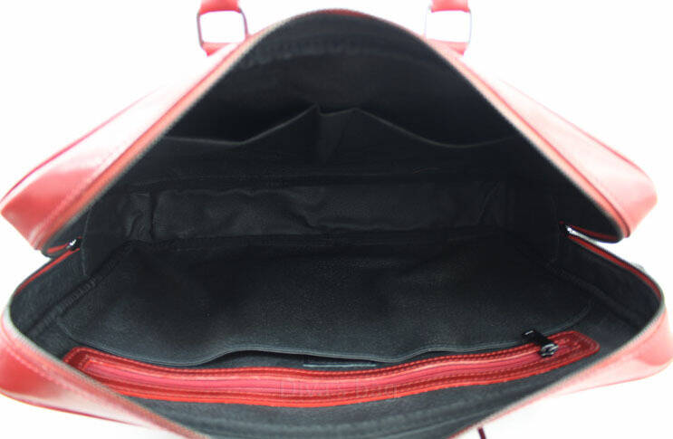 Vêtement en cuir Maroquinerie homme rouge