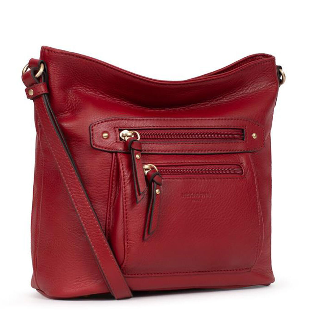 Vêtement en cuir Maroquinerie femme rouge