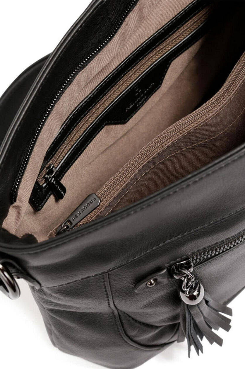 Vêtement en cuir Maroquinerie femme noir