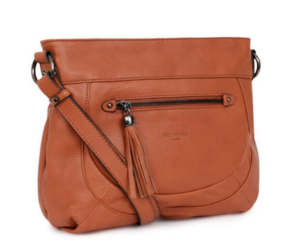 Vêtement en cuir Maroquinerie femme cognac